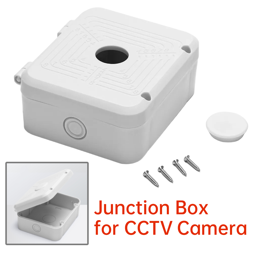 Outdoor Power Junction - 防水ジャンクションボックス CCTV カメラ用ビデオワイヤーボックス電源ケーブルボックス屋外電子カメラ保護ボックス白