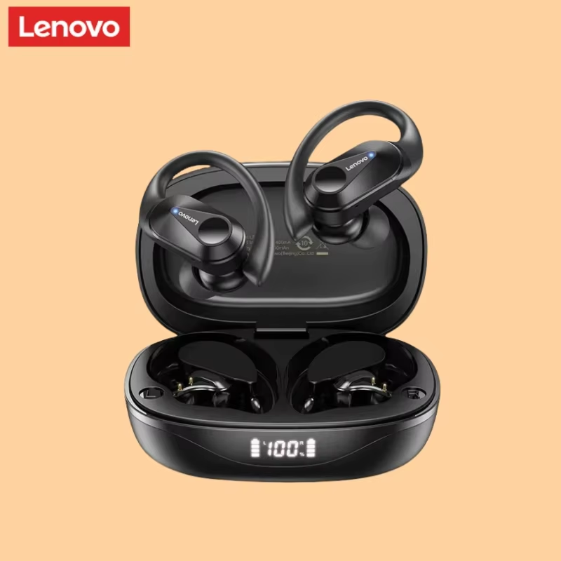 Outdoor Power Adapter Usb C - Lenovo LP75 スポーツワイヤレスイヤホン、マイク付き、ボタンコントロール、LED パワーディスプレイ、Hifi ステレオサウンド Bluetooth