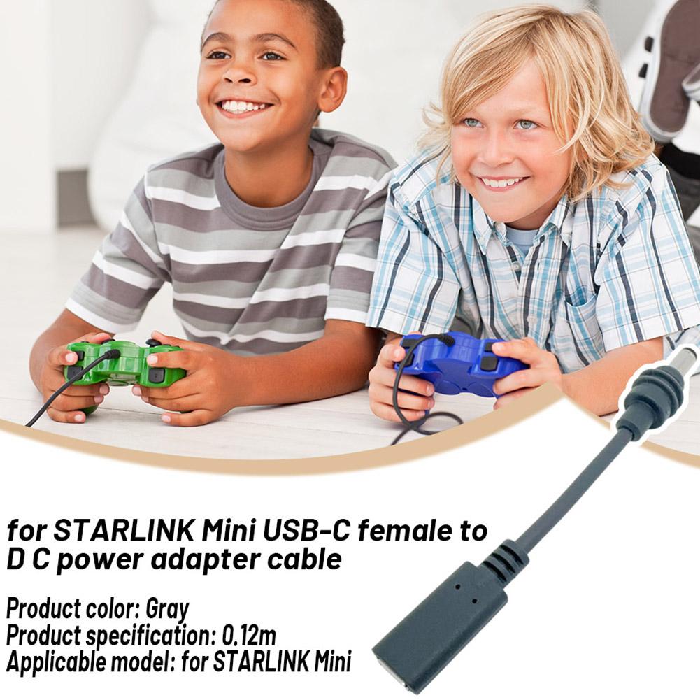 Outdoor Power Adapter Usb C - STARLINK Mini用USB-C-DC電源ケーブル USB-Cメス-DC電源アダプターケーブル 耐候性 屋外使用対応 Starlink