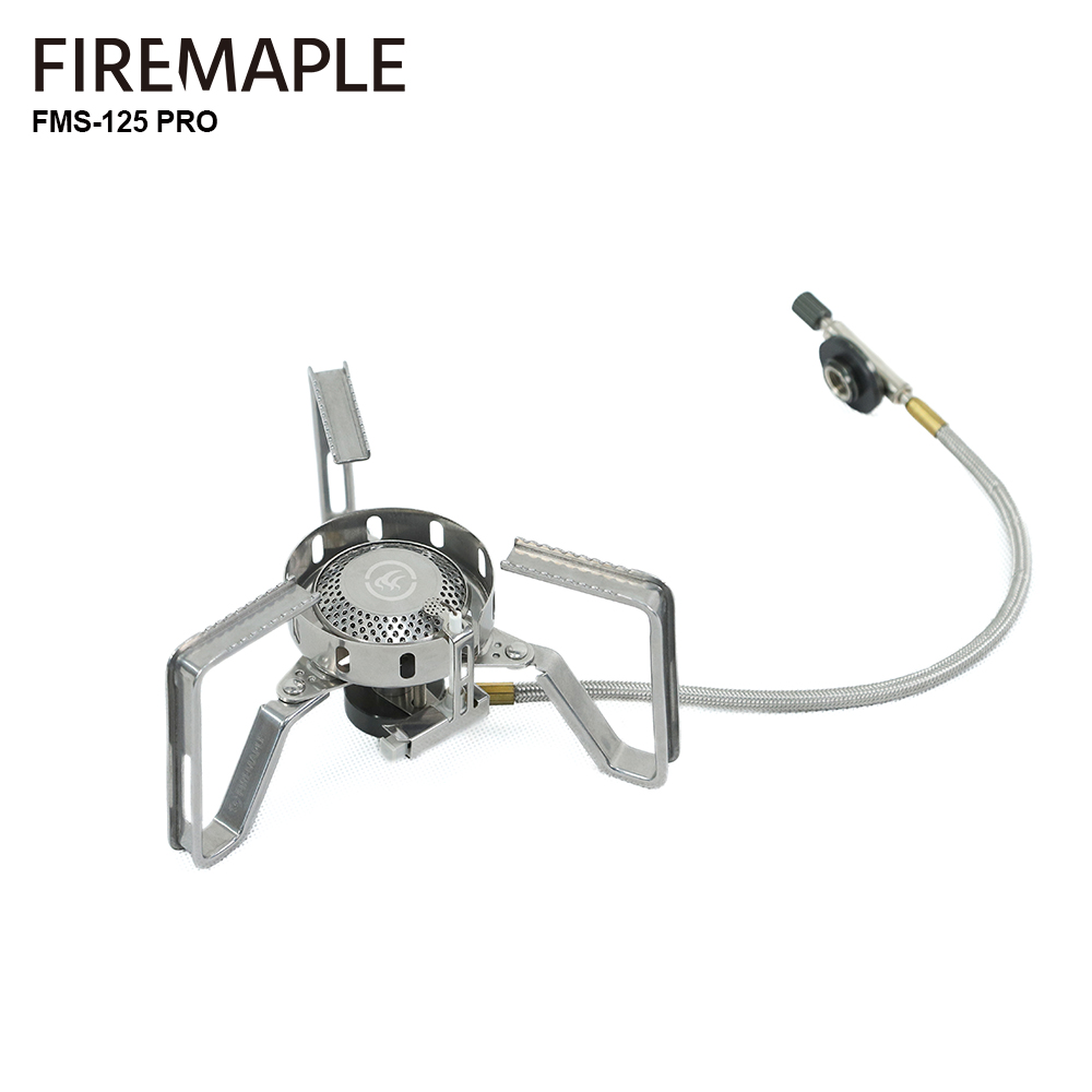 Outdoor Power Burner - ファイヤーマプル防風スプリットガスバーナー、軽量機器、点火装置、屋外ハイキングとキャンプ、3240w、FMS-125PRO
