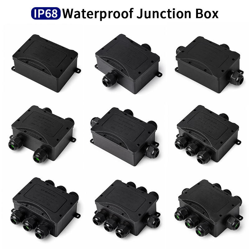 Outdoor Power Junction - IP68 防水ジャンクションボックス 2-8 ウェイ M25 電気ケーブルコネクタ配電エンクロージャ