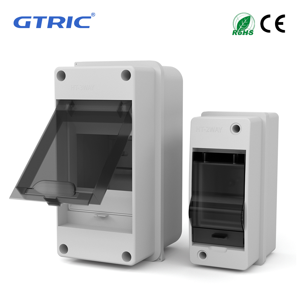 Outdoor Power Outlet Box - 配電ボックス HTシリーズ ジャンクションボックス 2/3ウェイ PCプラスチック製 屋外用電気IP65防水