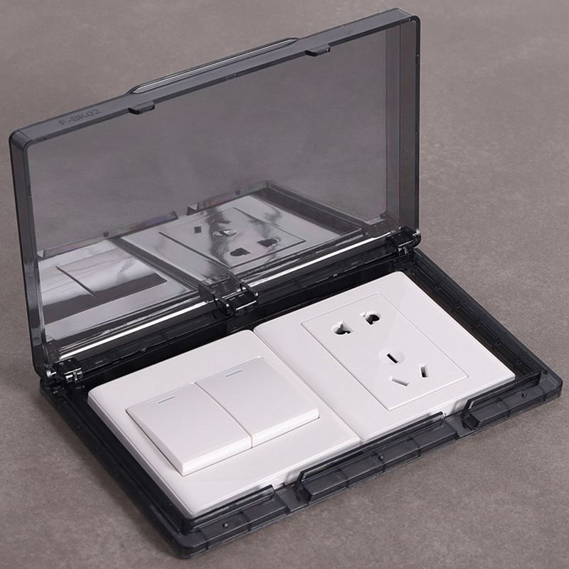 Outdoor Power Outlet Weatherproof - 家庭用および屋外用の防水極薄電源カバー,26mm,86タイプ2バンドハンドプロテクター