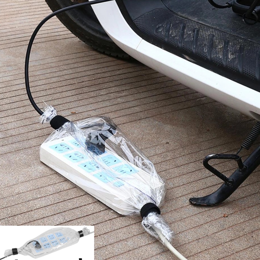 Outdoor Power Socket Cover - 防水EV充電器レインカバー、電気自動車充電プラグコントロールボックス用防塵プロテクターバッグ、屋外カーアクセサリー