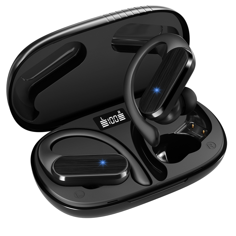 Outdoor Power Adapter Usb C - Bluetoothヘッドホン ワイヤレスイヤホン 48時間再生 IPX7防水 デジタルパワーディスプレイ イヤーフック付きイヤホン