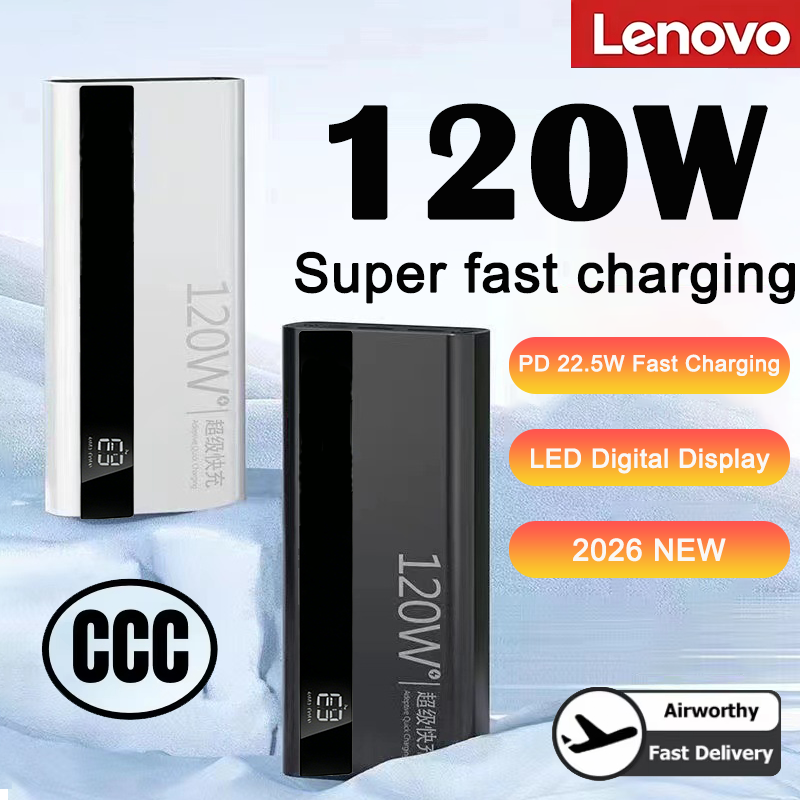 Outdoor Power Adapter Usb C - Lenovo 1000000mAh大容量パワーバンク 120W急速充電 デジタルディスプレイ搭載 アウトドア電源 Huawei