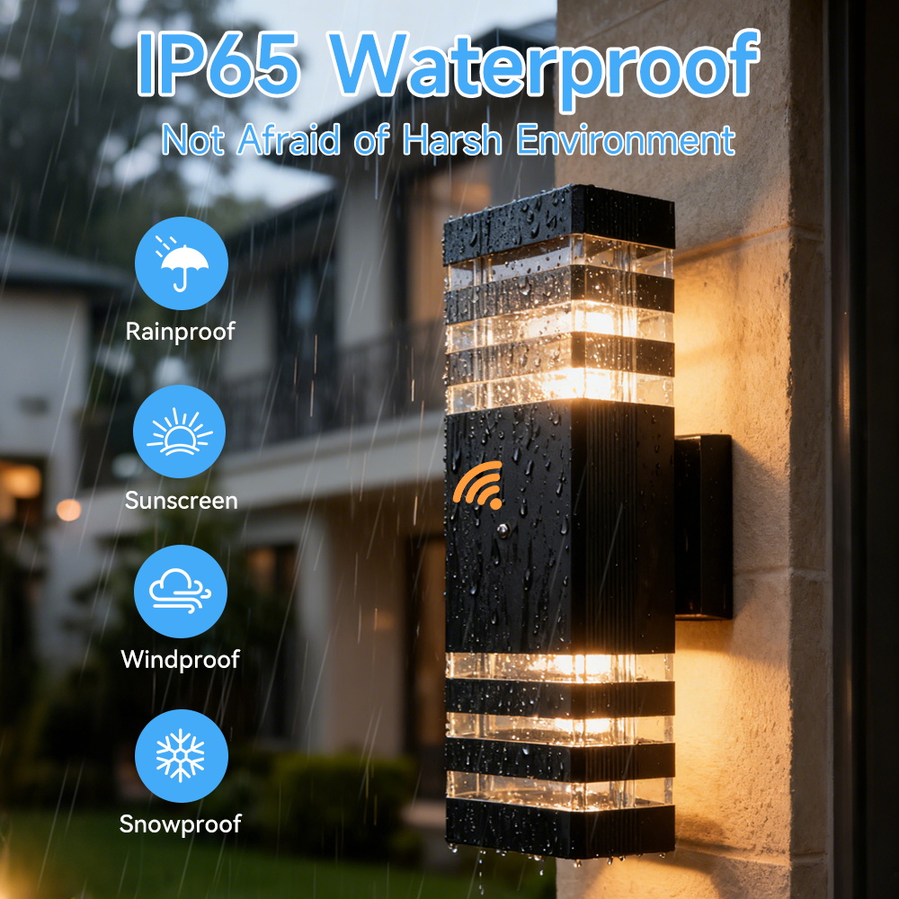 センサーライト屋外壁ランプ GU10 壁装飾ライト屋内防水モ - Outdoor Power Outlet Weatherproof のレビューと価格