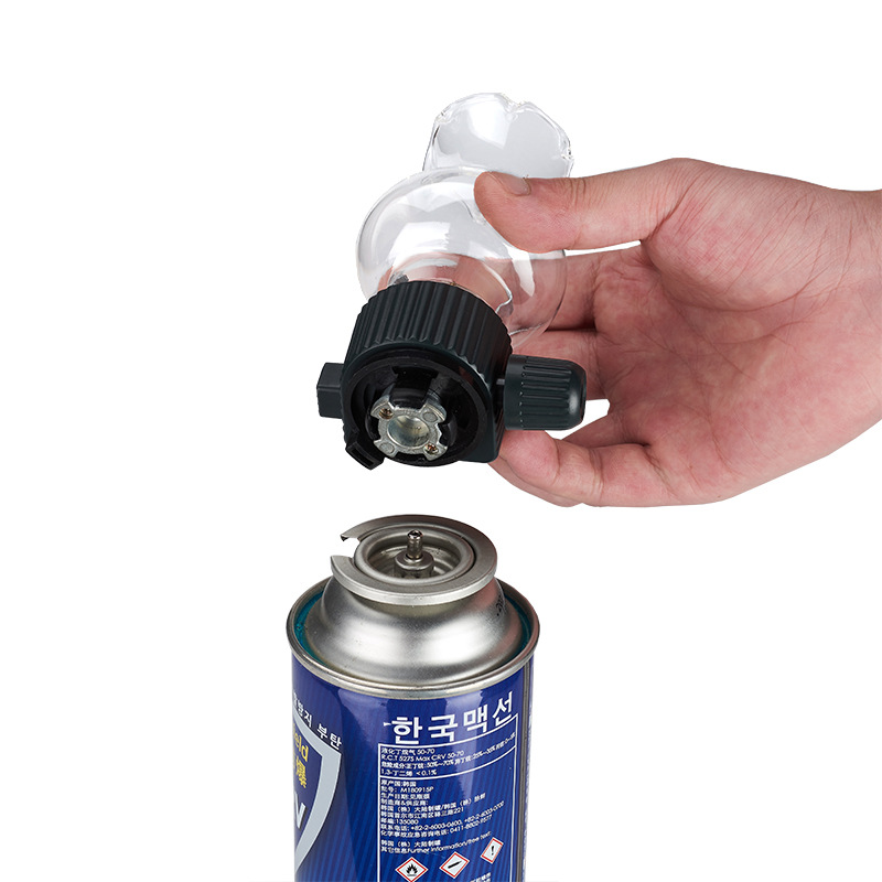 カードストーブ ガスシリンダー ヘッドライト クリエイティブ - Outdoor Power Burner のレビューと価格