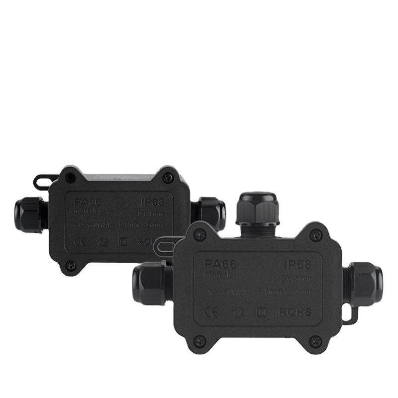 IP68 屋外防水ジャンクションボックス – ブラック、PC - Outdoor Power Junction のレビューと価格