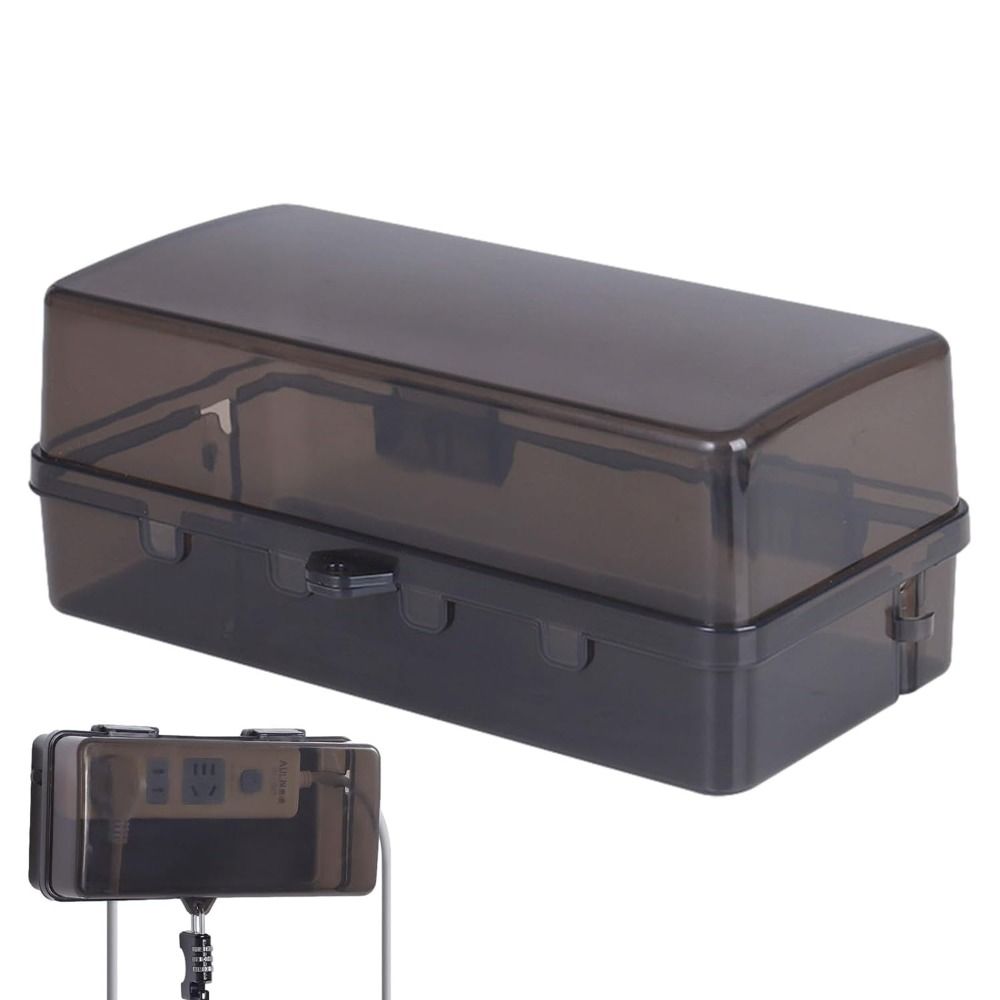 耐久性のあるプラスチック製プラグボックス盗難防止防水ケーブル - Outdoor Power Socket Cover のレビューと価格