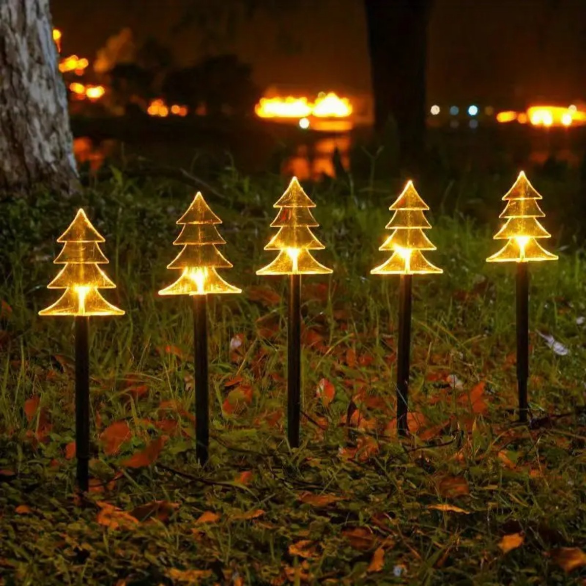 ソーラーパワークリスマスパパスライト、防水スノーフレーク、ク - Outdoor Power For Xmas Lights のレビューと価格