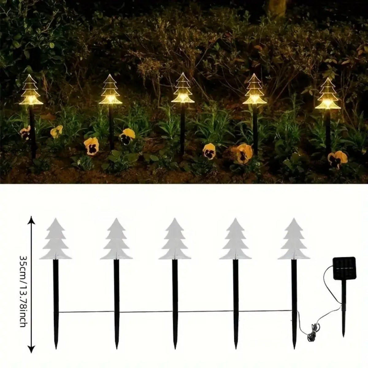 ソーラーパワークリスマスパパスライト、防水スノーフレーク、ク - Outdoor Power For Xmas Lights のレビューと価格