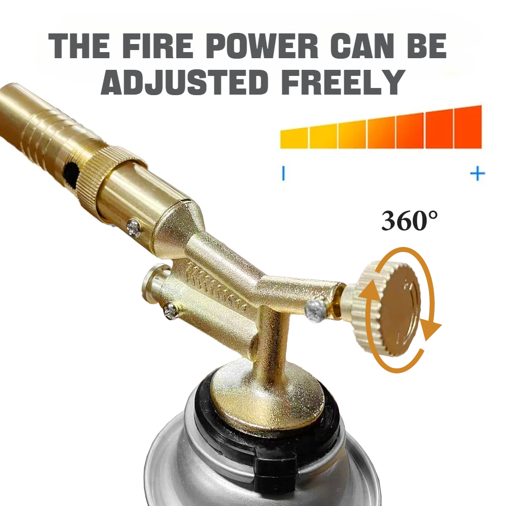 高温調整可能な火炎ガン、真鍮銅製溶接ブロートーチ、ろう付け、 - Outdoor Power Burner のレビューと価格