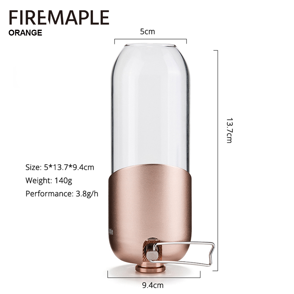 Fire mapleオレンジガスランタン、キャンプ、ハイキン - Outdoor Power Burner のレビューと価格