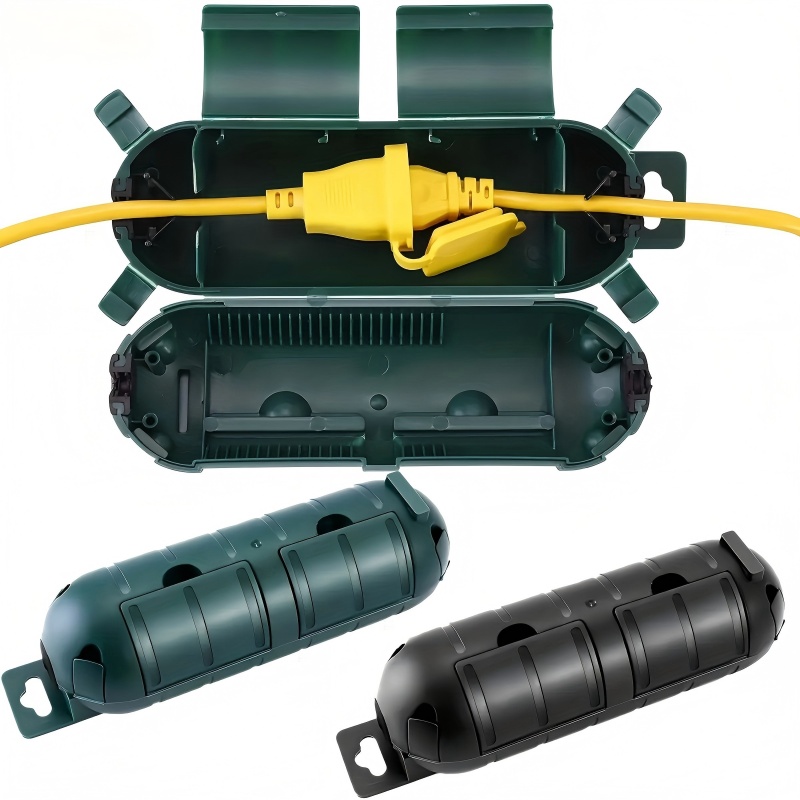 1つの耐久性のあるPVC屋外用延長ケーブル安全カバー。雨、雪 - Outdoor Power Socket Cover のレビューと価格