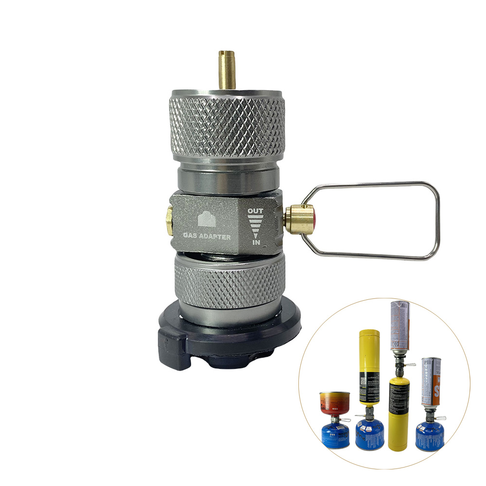 アウトドア キャンプ ガスバーナー アダプター コンバーター - Outdoor Power Burner のレビューと価格