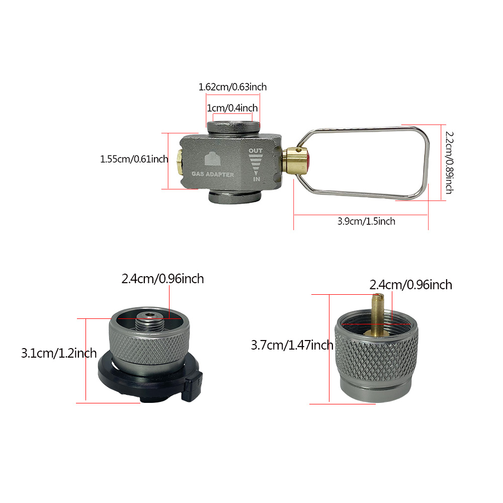 アウトドア キャンプ ガスバーナー アダプター コンバーター - Outdoor Power Burner のレビューと価格