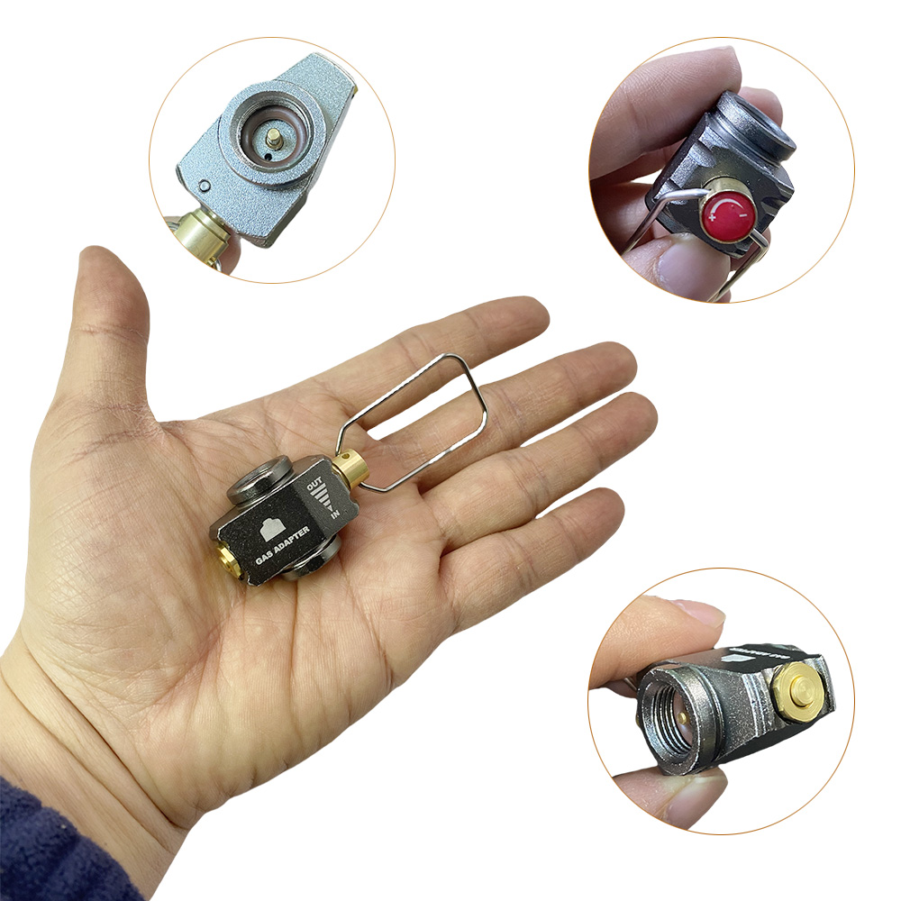 アウトドア キャンプ ガスバーナー アダプター コンバーター - Outdoor Power Burner のレビューと価格