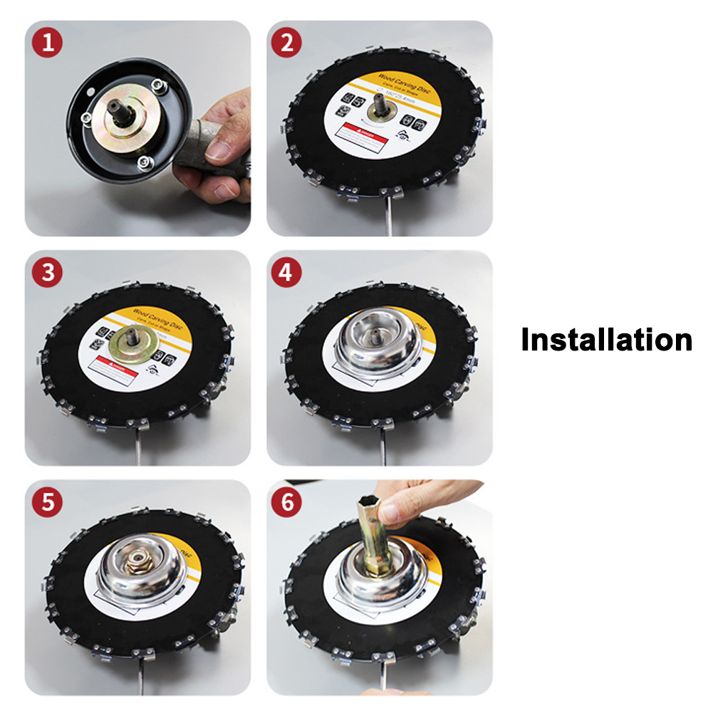 超硬チップ付き草刈り刃 - 7.09 ✖   7.09インチ - Stump Grinder Attachment のレビューと価格