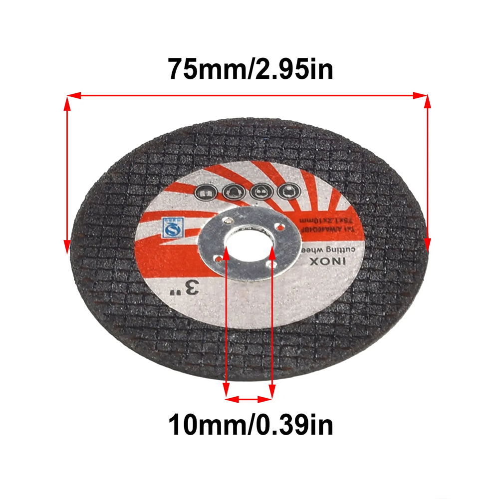 5 個カッティングディスク 75 ミリメートル丸鋸刃砥石、鉄 - Stump Grinder Attachment のレビューと価格