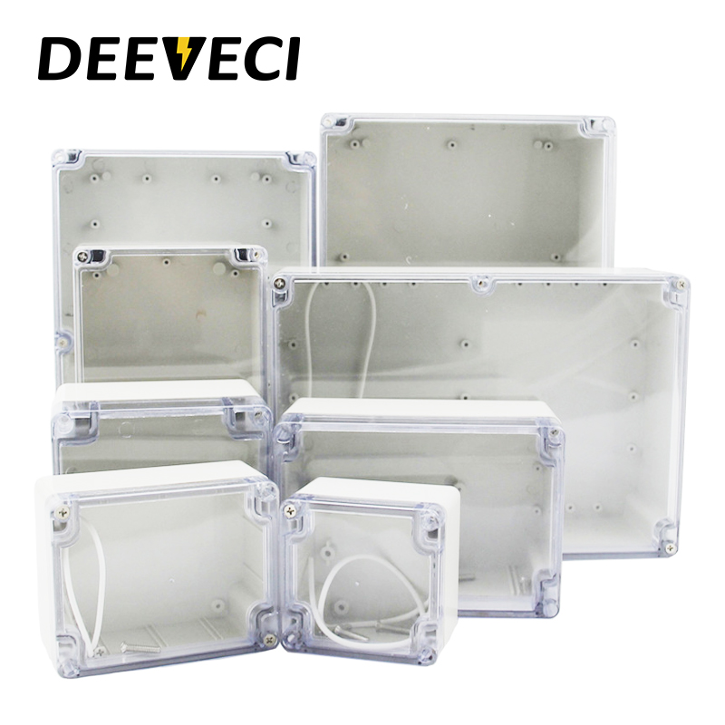 透明防水屋外エンクロージャプラスチックボックス電子プロジェク - Outdoor Power Junction のレビューと価格