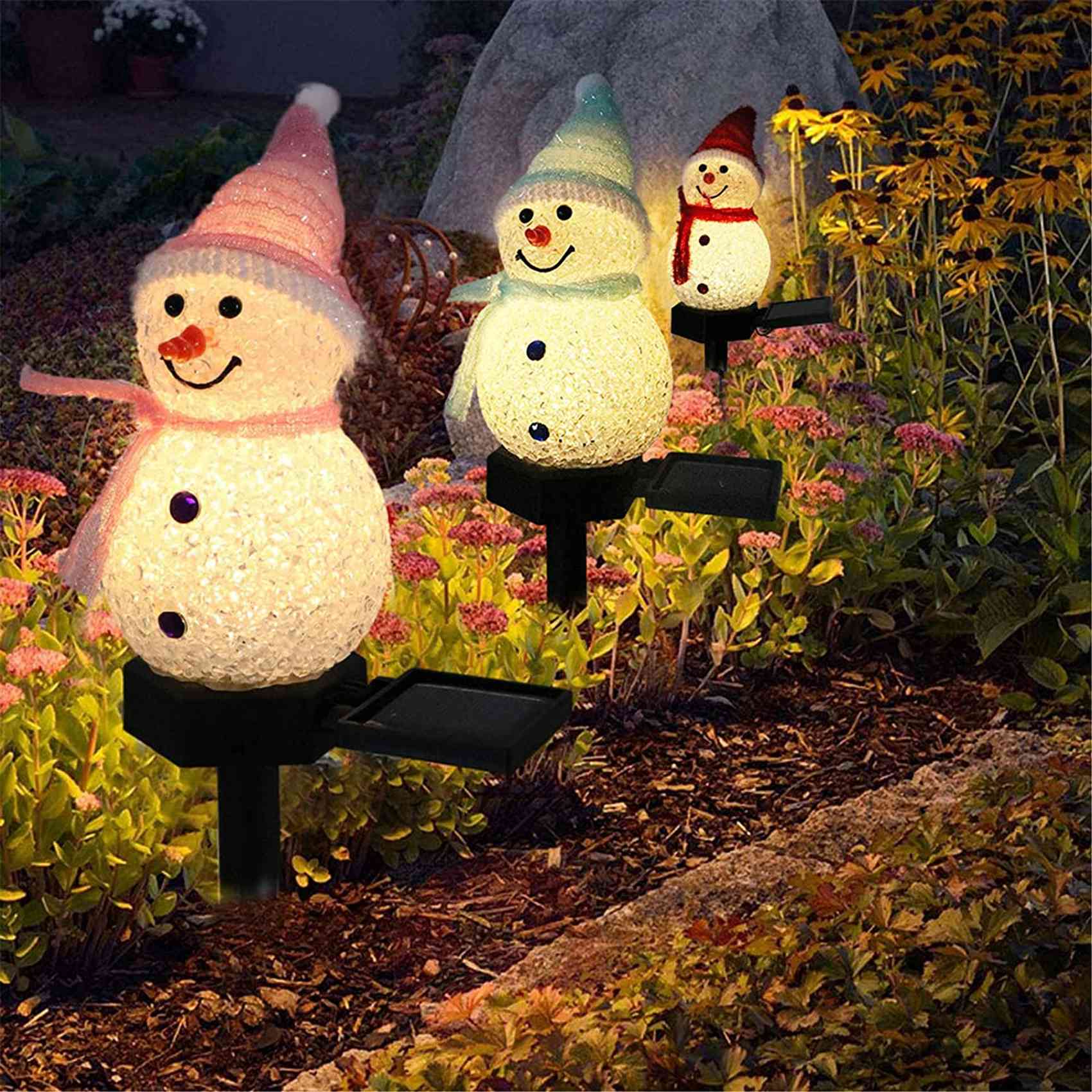 ABAH-スノーマンソーラーライトクリスマス太陽光発電LED - Outdoor Power For Xmas Lights のレビューと価格