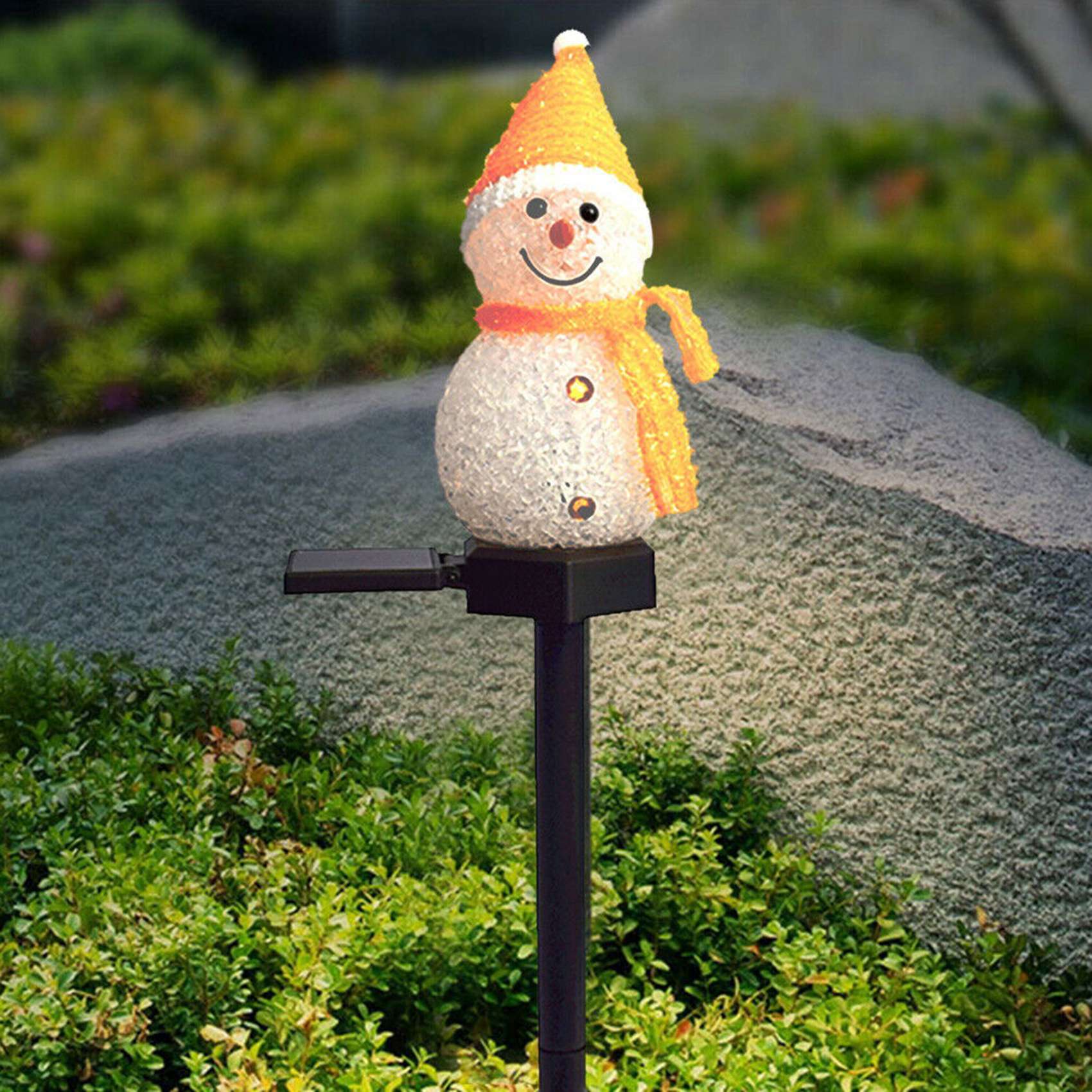 ABAH-スノーマンソーラーライトクリスマス太陽光発電LED - Outdoor Power For Xmas Lights のレビューと価格