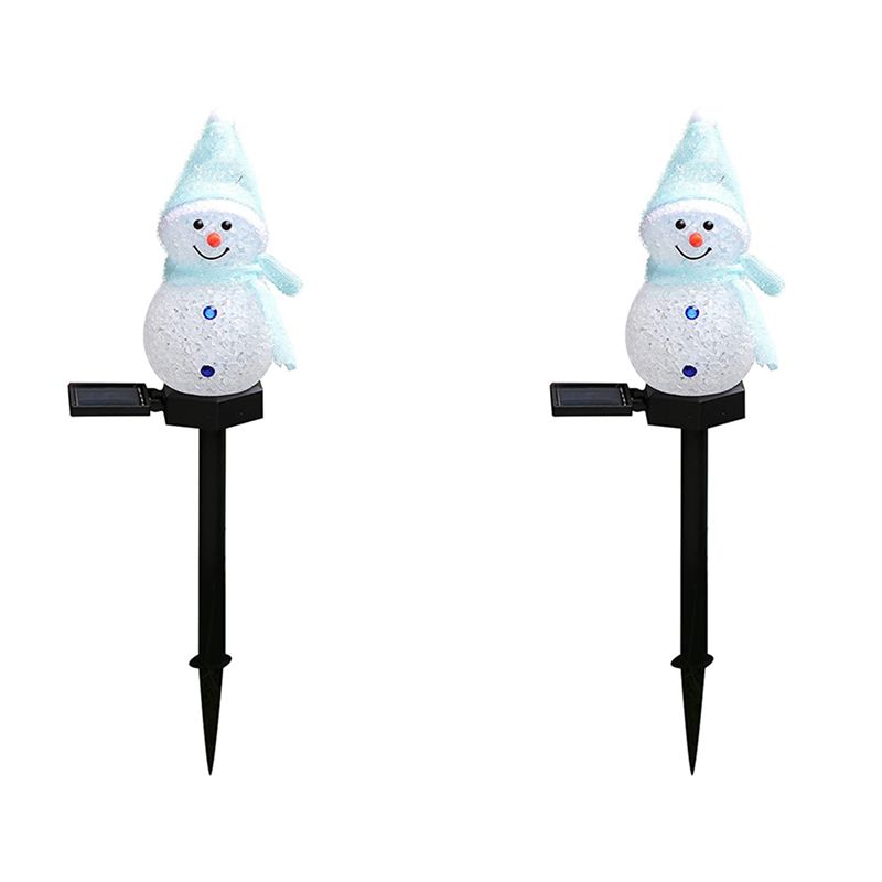 AA81-2X スノーマンソーラーライト クリスマスソーラー - Outdoor Power For Xmas Lights のレビューと価格