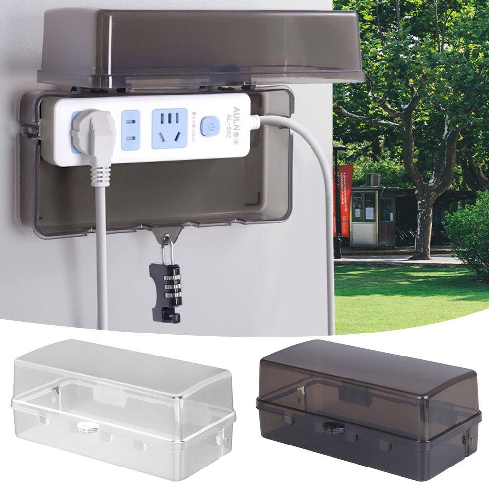 耐久性のあるプラスチック製プラグボックス盗難防止耐候性延長コ - Outdoor Power Outlet Box のレビューと価格