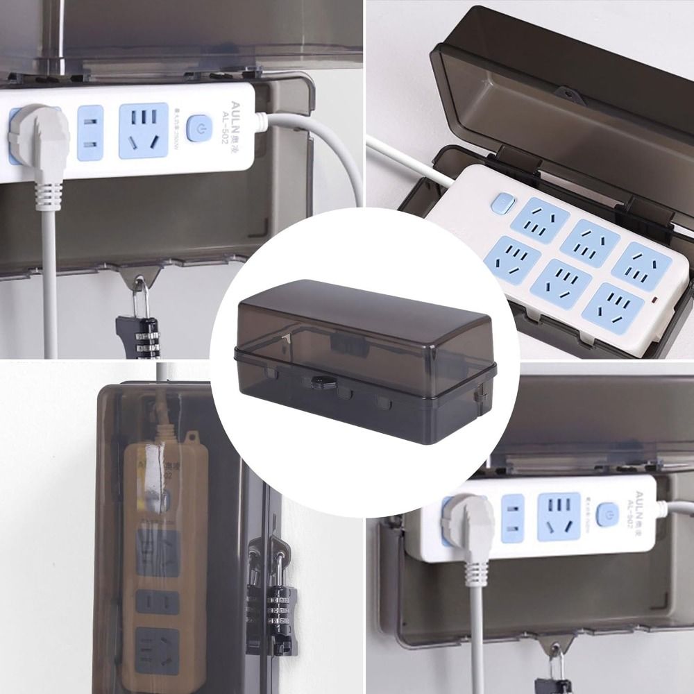 耐久性のあるプラスチック製プラグボックス盗難防止耐候性延長コ - Outdoor Power Outlet Box のレビューと価格