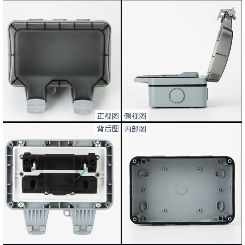EU KR 屋外壁防水ソケット 16A コンセント韓国電力  - Outdoor Power Outlet Weatherproof のレビューと価格