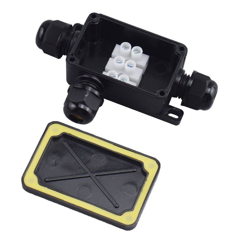 3ウェイ屋外防水IP66電気ケーブルワイヤコネクタジャンクシ - Outdoor Power Outlet Box のレビューと価格