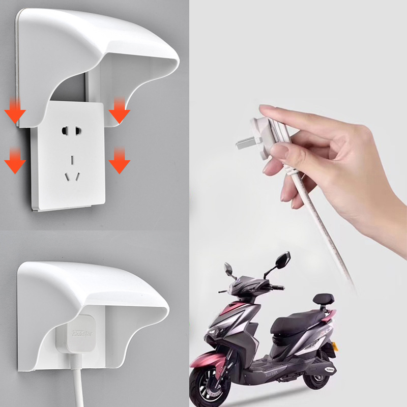 防雨スイッチソケット保護ボックス,白いプラスチック製の屋外カ - Outdoor Power Outlet Weatherproof のレビューと価格