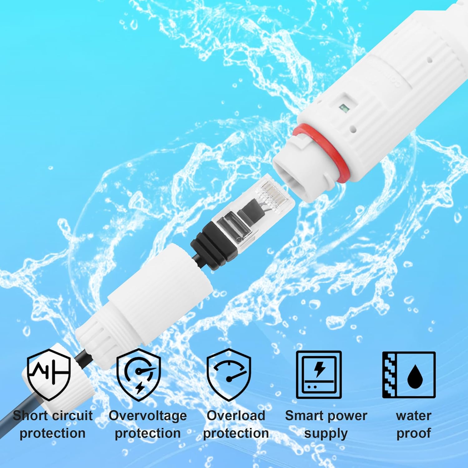 POE to USB-C 電源コンバーター RJ45 メス  - Outdoor Power Adapter Usb C のレビューと価格