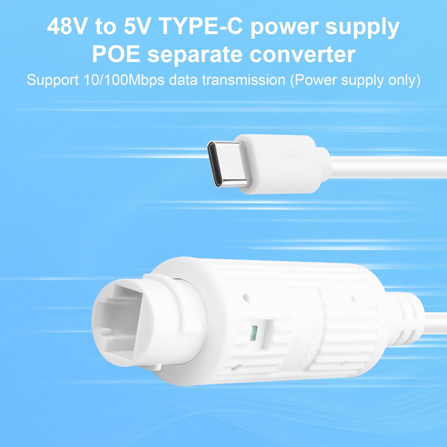 POE to USB-C 電源コンバーター RJ45 メス  - Outdoor Power Adapter Usb C のレビューと価格