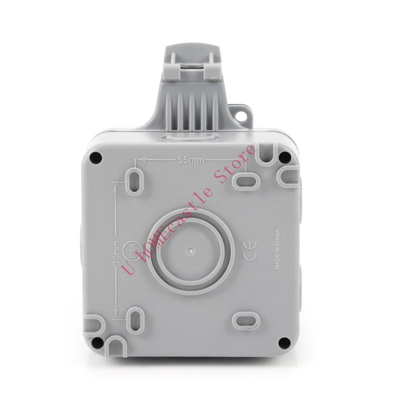 63HF 防水ソケットボックス屋外プラグレセプタクルプロテク - Outdoor Power Socket Cover のレビューと価格