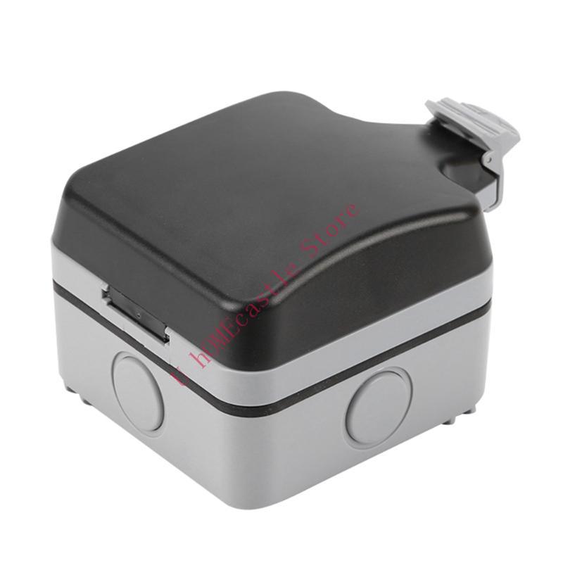 63HF 防水ソケットボックス屋外プラグレセプタクルプロテク - Outdoor Power Socket Cover のレビューと価格