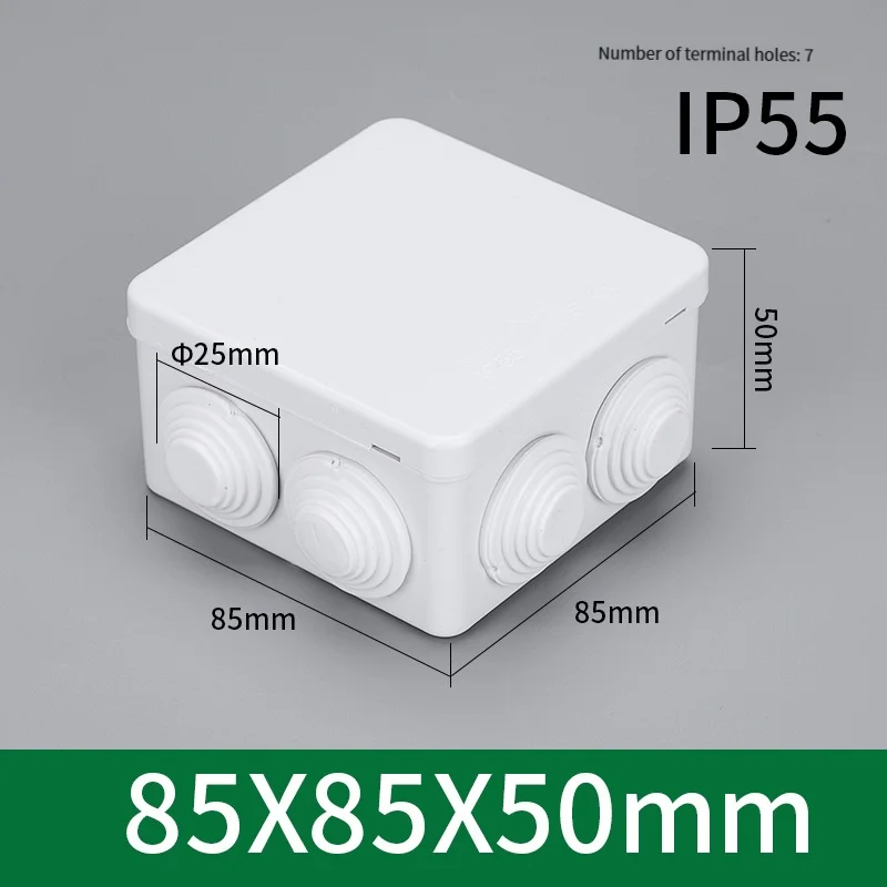 85 * 85 * 50 屋外 Ip55 プラスチック防水ボ - Outdoor Power Outlet Box のレビューと価格