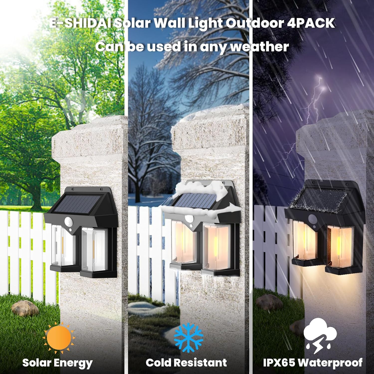 ソーラーパワーウォールライトヴィンテージガーデンヴィラ屋外モ - Outdoor Power Outlet Weatherproof のレビューと価格