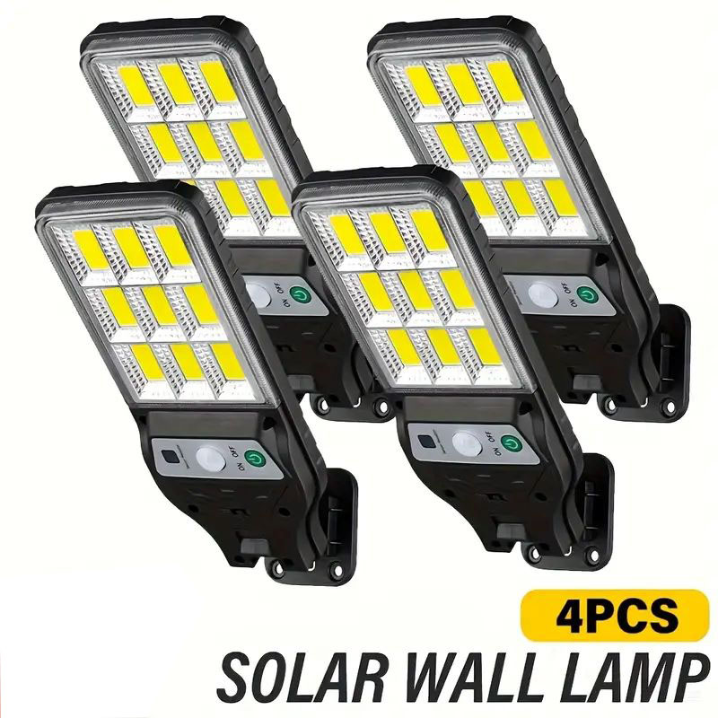 4 個ソーラーウォールライトモーションセンサー付き 108C - Outdoor Power Outlet Weatherproof のレビューと価格