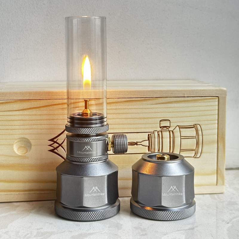 キャンプ用ガスランプ ポータブル 小型 吊り下げ式 ガラスガ - Outdoor Power Burner のレビューと価格