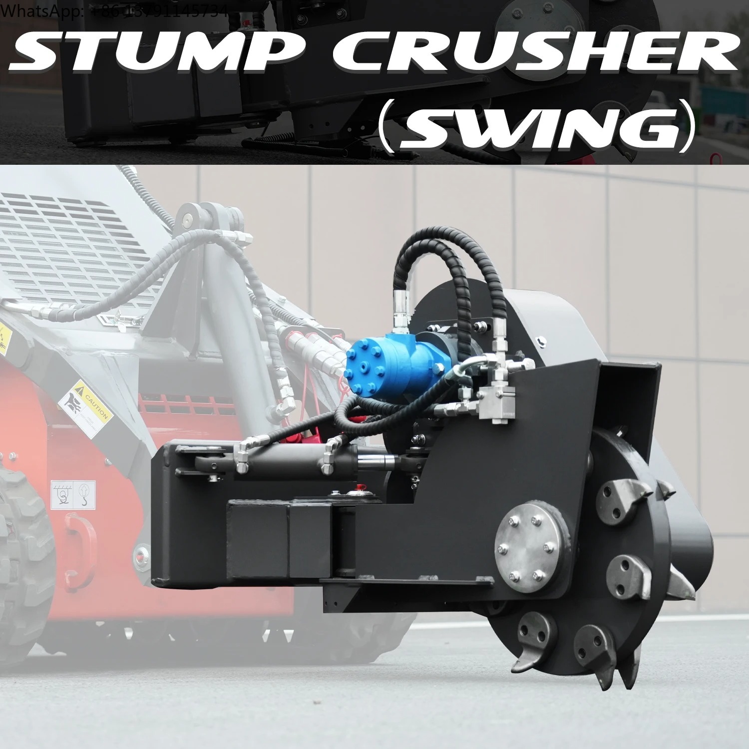 スタンプグラインダーアタッチメントはスキッドステアローダー用 - Stump Grinder Attachment のレビューと価格