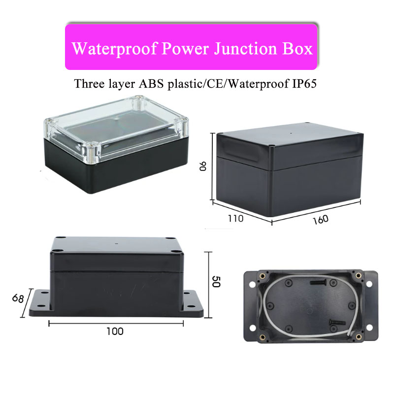 ABS プラスチック製黒色トリプル防水ボックス屋外防水ジャン - Outdoor Power Junction のレビューと価格