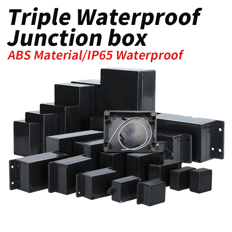 ABS プラスチック製黒色トリプル防水ボックス屋外防水ジャン - Outdoor Power Junction のレビューと価格