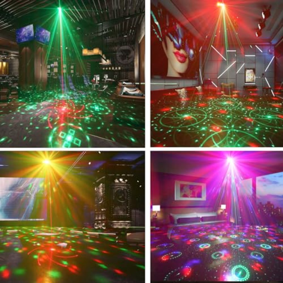 7レンズディスコボールライトUSB電源RGBW DJストロボ - Outdoor Power For Xmas Lights のレビューと価格