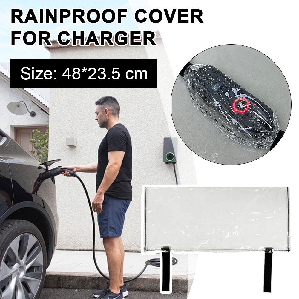 防水EV充電器レインカバー、電気自動車充電プラグコントロール - Outdoor Power Socket Cover のレビューと価格