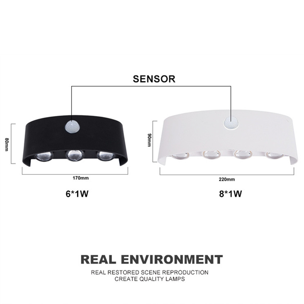 Pirモーションセンサー付きウォールライト,屋外照明,庭,リ - Outdoor Power Outlet Weatherproof のレビューと価格