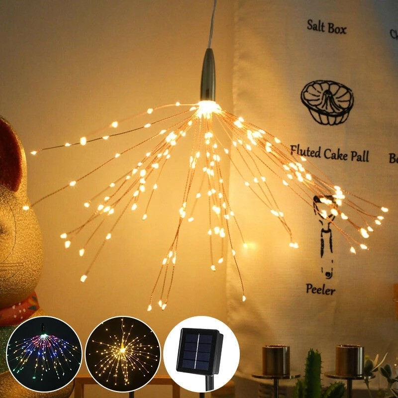 ソーラーLEDストリングライト,ソーラー充電式照明,銅線,妖 - Outdoor Power For Xmas Lights のレビューと価格
