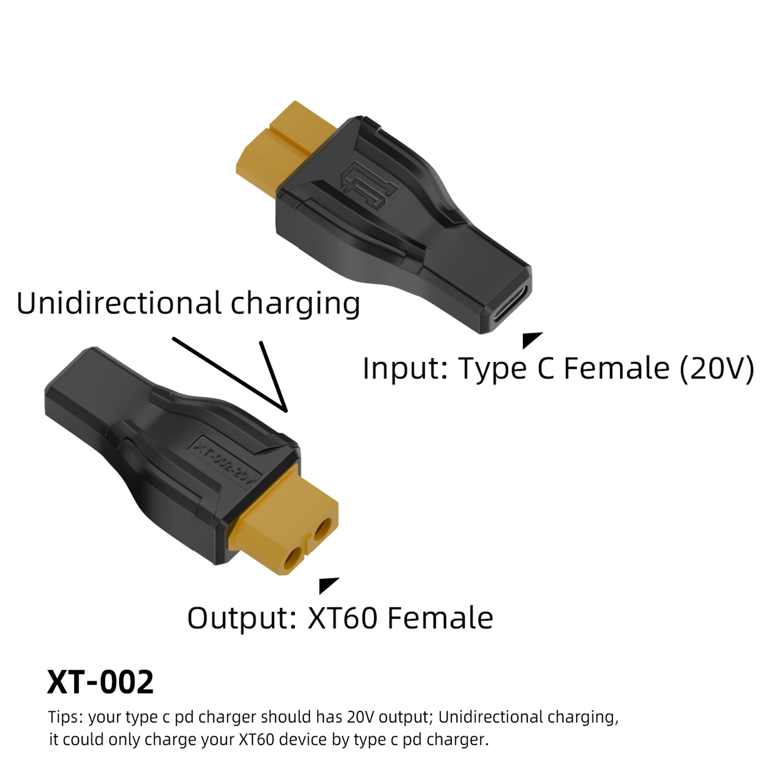 USBタイプCメス-XT60アダプターコンバーター、充電コネ - Outdoor Power Adapter Usb C のレビューと価格