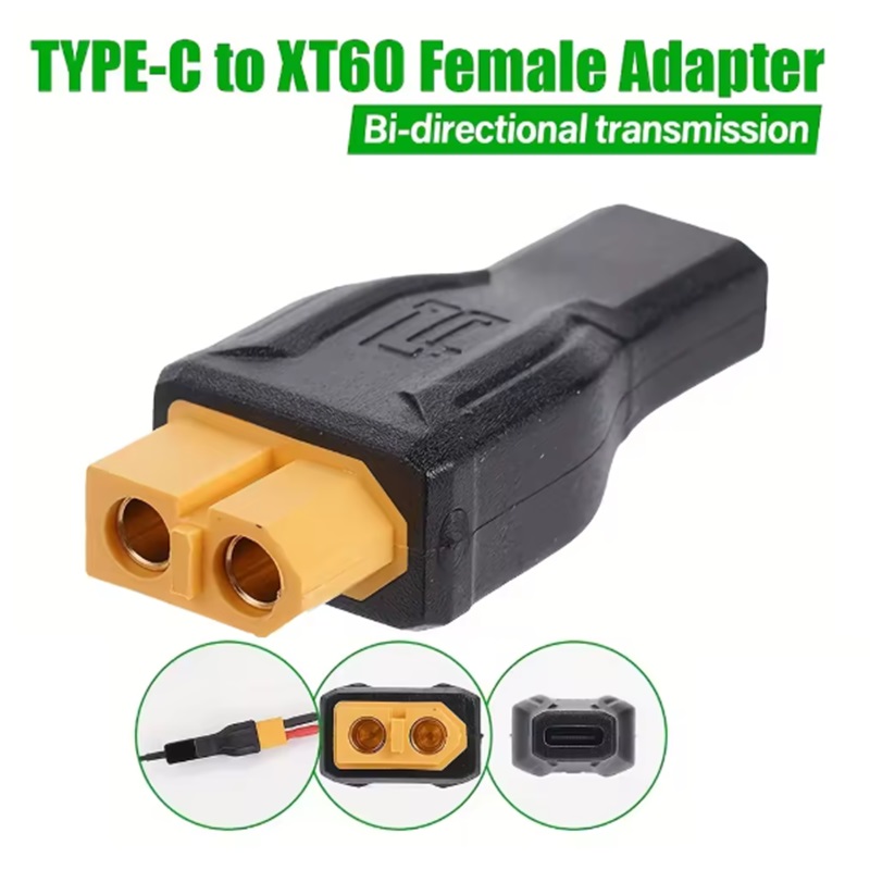 USB C タイプ C から XT60 メスアダプター 10 - Outdoor Power Adapter Usb C のレビューと価格